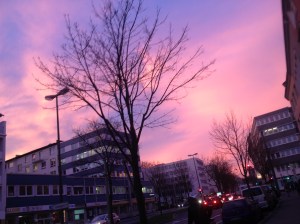 Himmel in Pink